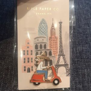 Brand new rifle enamel pin